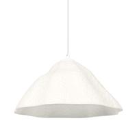 OSRAM Suspension Decor Lotus Leaf blanche en métal et papier mâché, E27, 396 mm de diamètre, abat-jour en matériau recyclé,