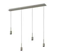 OSRAM Suspension Decor Needle Linear 4xE27, beige, acier, compatible avec ampou