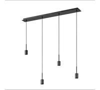 OSRAM Suspension Decor Needle Linear 4xE27, gris foncé, acier, scénarios d'écla