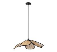 OSRAM Suspension DECOR Rattan Daisy 580mm E27 Marron, rotin, métal, naturel, pour salon et salle à manger
