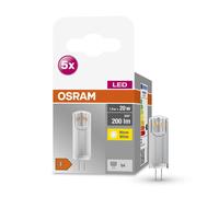 Osram Universal Pack de 5 ampoules LED G4, 2700 K, 1,8 W, 4058075758025,