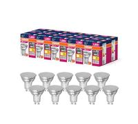 Osram Valeur d'étoile LED par16 lampe LED pour la base GU10, lampe réflecteur, GL, 620 lumens, blanc chaud (3000K), remplacement des ampoules 49W conventionnelles, non dimmables, 10 pack