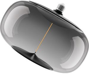 OSRAM Vintage 1906 Big Elipse est une ampoule LED dimmable en plastique avec filament en forme d'ellipse. Elle offre 12 W pour 350 lm, douille E27, design smoke, 300 mm de diamètre, CRI 80, 1800 K.