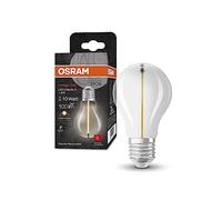 Osram Vintage 1906® Classic A Fil LED lampe, E27, Classic Piston Shape, Clear, 1,8W, 100lm, 2700K, chaude lumière blanche, consommation d'énergie très faible, longue durée de vie, filament magnétique