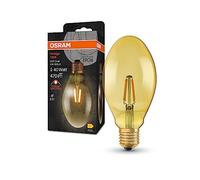 Osram Vintage 1906® Classic oval fil LED LAMP, E27, forme ovale, or, 4W, 400lm, 2400k, couleur de confort blanc chaud, consommation très faible, durée de vie à long terme