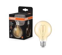 Osram Vintage 1906 Globe est une blanc chaud à intensité variaben forme de | , LED Lamps, 80.00 Millimetres dia, , pack de 1