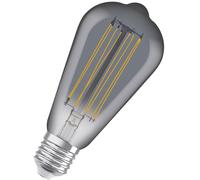 OSRAM Vintage 1906 LED CLASSIC SLIM FILAMNET EDISON DIMMABLE 11W 818 Smoke E27 - Lampes LED socle E27