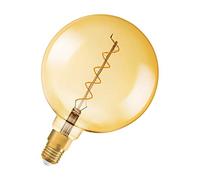 OSRAM Vintage Edition 1906 Ampoule LED à Filament Spirale | Culot E27 | Forme Globe 200mm Or Ambrée | Dimmable | Blanc Chaud 2000K | 5W (équivalent 28W)