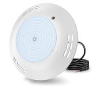 OSREE 35W Projecteur Piscine LED Montage en Surface, 6000K Lampe de Piscine Extra-Plate 3500lm Non Dimmable, Ø275mm, Étanche IP68 Remplie Résine Ampoule pour Piscines Béton et Liner, 12V AC/DC