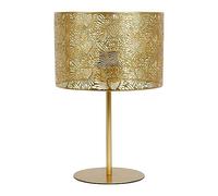 Ostaria 36165 Lampe à poser en Métal ajouré 'Corazon' Extérieur et Intérieur Dorée - Douille E27 à vis - Dim : D22xH35cm - luminaire modèle Corazon doré