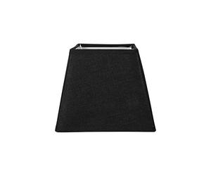 OSTARIA 98421 Abat-jour Carré Noir Base 15cm Dim : 15x15xH12.5cm