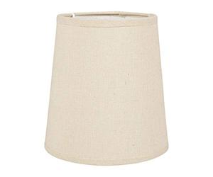 OSTARIA 98914 Abat-jour Cylindrique - Couleur Lin - Culot E14 Base 15cm Dim : D15xH16cm