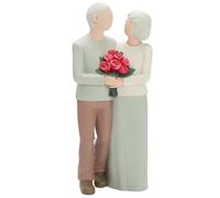 Otbushit Figurine de Couple de Personnes âgées aimantes, Figurines Famille Grands-Parents, Statue en résine pour Anniversaire Mariage, décoration Bureau à Domicile 2x2, 8x6, 3 Pouces