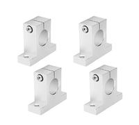 Othmro Lot de 4 roulements à billes linéaires - Rail de serrage linéaire - En aluminium - Pour arbre de 25 mm de diamètre