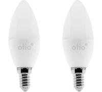 Otio - 2 ampoules connectées WIFI LED flamme E14 5,5W