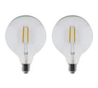 Otio - 2 ampoules connectées WIFI ronde LED Design G125 E27 7W