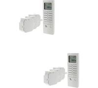 Otio - 2 Pack chauffage RF avec télécommande et thermostat 2000W