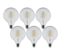 Otio - 6 ampoules connectées WIFI ronde LED Design G125 E27 7W