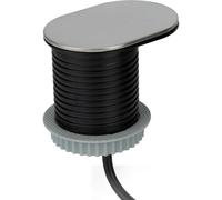 OTIO Bloc Gliss Encastrable + USB Inox
