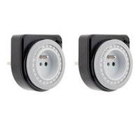 Otio - Lot de 2 programmateurs mécaniques - Noir Noir