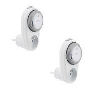 Otio Lot de 2 programmateurs Quotidiens T-10 - Blanc