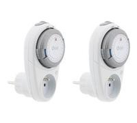 Otio Lot de 2 programmateurs Quotidiens T-10 - Blanc