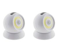 Otio - Lot de 2 veilleuses LED 2W avec détecteur de passage