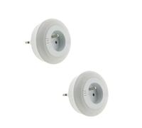 Otio Lot de 2 veilleuses LED Multicolores automatiques + capteur de Jour