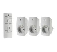OTIO Lot de 3 prises connectées avec télécommande 16 canaux -