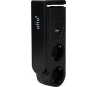 Otio - Multiprise 2 prises Schuko 16A + 2 USB A+C - Gekko - Noir Noir G