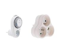 Otio-Programmateur Quotidien T-10 Blanc - Otio & Triplite 3X 16A Triangulaire - Blanc - Zenitech