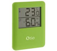 Thermomètre hygromètre magnétique LCD - vert - Otio