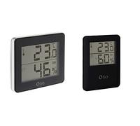 Otio - Thermomètre / Hygromètre Noir & Thermomètre / Hygromètre intérieur magnétique Noir