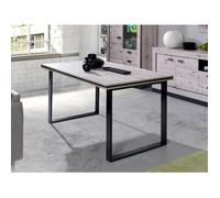 Best mobilier Table à manger Otis – effet bois gris – 4 à 6 personnes
