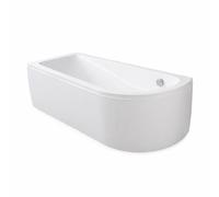 Otitec - Baignoire asymétrique 170x75 gauche avec tablier - OASIS