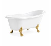 Otitec - Baignoire îlot 160x75 avec pieds doré - LEONA