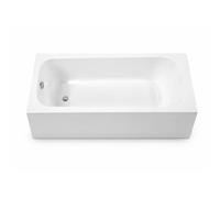 Otitec - Baignoire rectangulaire 160x70 sans tablier + repose-tête - OPTIKA