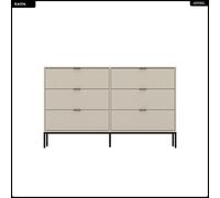 Otitec Commode 6 tiroirs - Crème