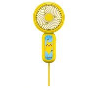 OTL Technologies Pikachu Mini ventilateur à main avec batterie rechargeable, jaune
