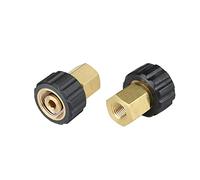 OTNE Adaptateur de nettoyeur haute pression pour voiture - Connecteur de pistolet pulvérisateur M22 ou 3/8" ou 6,35 mm vers M22 - Connexion rapide - Pièces de raccordement de tuyau à dégagement rapide