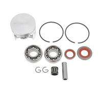 OTOTEC 1 Set Kit Segments De Piston 48 mm Compatible avec 1125 030 2001 Compatible avec Stihl MS360 MS340 036 034 Super
