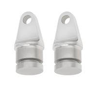 OTOTEC 2 œillets Intérieurs de 22 Mm en Acier Inoxydable 316 pour Bimini de Bateau Compatibles avec Les Tubes de Parasol de 7/8 Pouce (19,6 X 45,5 Mm)