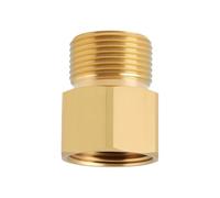 OTOTEC Adaptateur de Tuyau de Nettoyeur Haute Pression M22x1,5 Femelle Vers Mâle en Laiton Compatible avec Karcher 2000 HD HDS Système