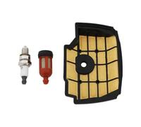 OTOTEC Kit d'entretien pour Tronçonneuse Filtre à Air CMR5H Bougie d'allumage Compatible avec Stihl MS201T MS201