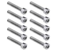 OTOTEC Lot de 10 vis Torx M5 x 25 mm compatibles avec les scies à tronçonner Stihl TS400 TS410 TS420 Accessoires universels filetés pour machine électrique, argent