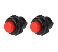 OTOTEC Lot de 2 boutons poussoirs rouges de démarrage 50 A 489056 pour applications automobiles et marines