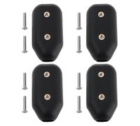 OTOTEC Lot de 4 colliers de serrage en plastique de 3/8" avec vis compatibles avec cordon en nylon ou cordon tressé de 7 à 8 mm