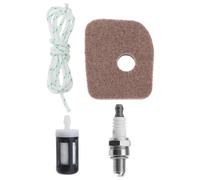 OTOTEC Lot de 4 filtres à air compatibles avec Stihl BG56 BG86 SH56C SH86 SH86C Filtre à air carburant Bougie d'allumage Kit Accessoires
