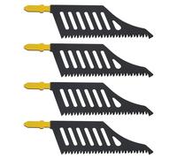 OTOTEC Lot de 4 lames de scie sauteuse avec tige en T - 112 mm x 32 mm x 1,2 mm - Compatible avec Dewalt - Compatible avec Bosch - 11 TPI