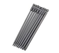 OTOTEC Lot de 8 embouts de tournevis Torx extra longs 150 mm T8 T10 T15 T20 T25 T27 T30 T40 pour tournevis électrique manuel
